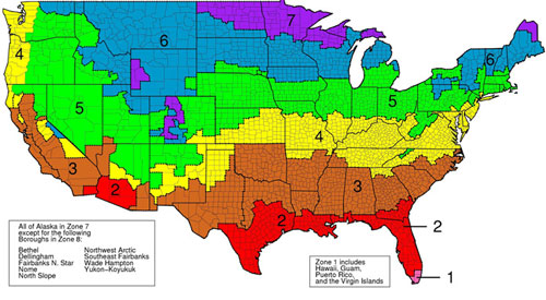 r-value insulation map based on climate in Ohio